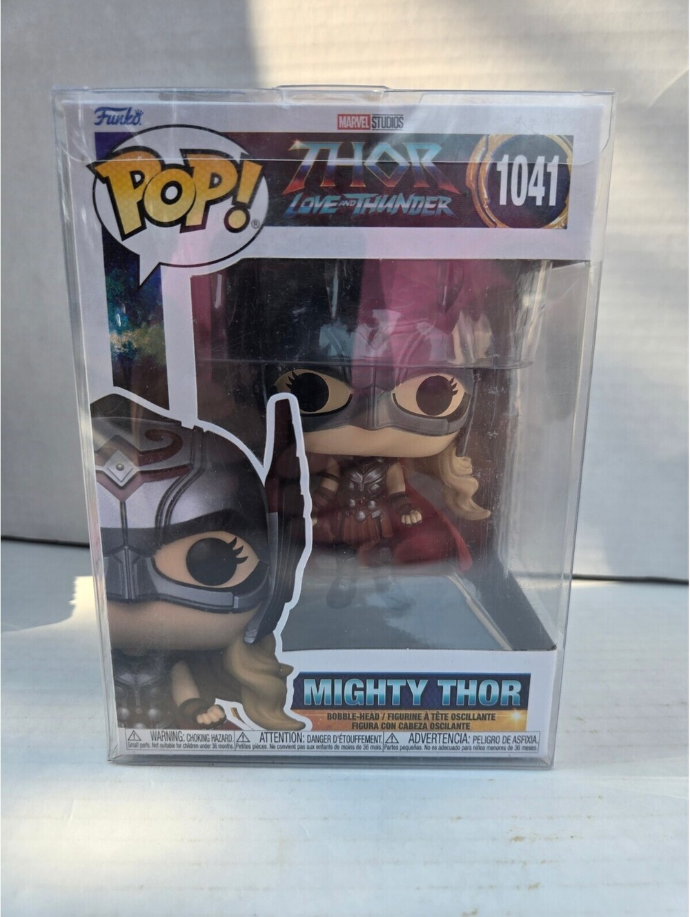 Funko Pop! Marvel Thor: Love and Thunder Mighty Thor Collectible Figure #1041 -